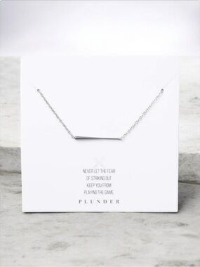 Plunder Baseball Bat Necklace